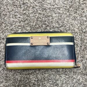 Kate Spade Multicolor Striped Wallet